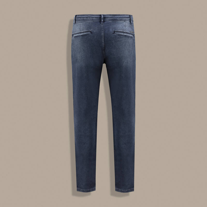 Jogger Örme Petrol Rengi Kot Pantolon - 2