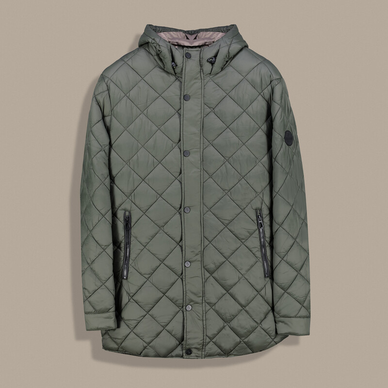 Kapüşonlu Kapitone Haki Kaban - INTERVIEW