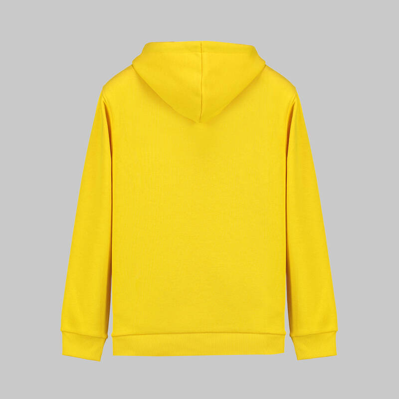 Kapüşonlu Sarı Sweatshirt - 2