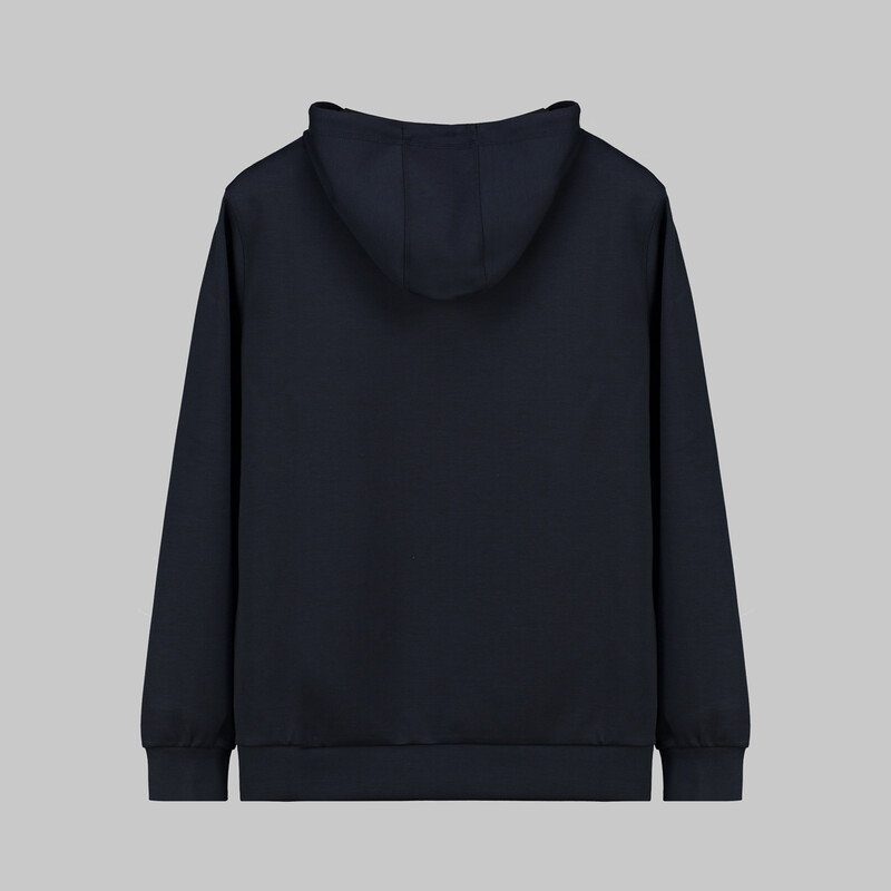 Kapüşonlu Lacivert Spor Sweatshirt - INTERVIEW