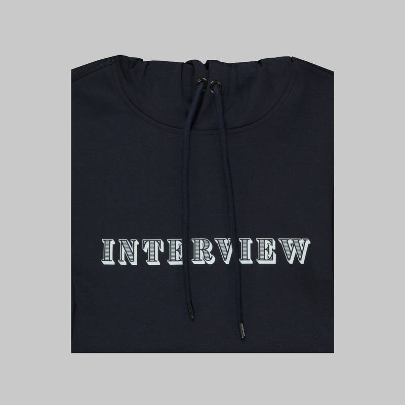 Kapüşonlu Lacivert Spor Sweatshirt - 3