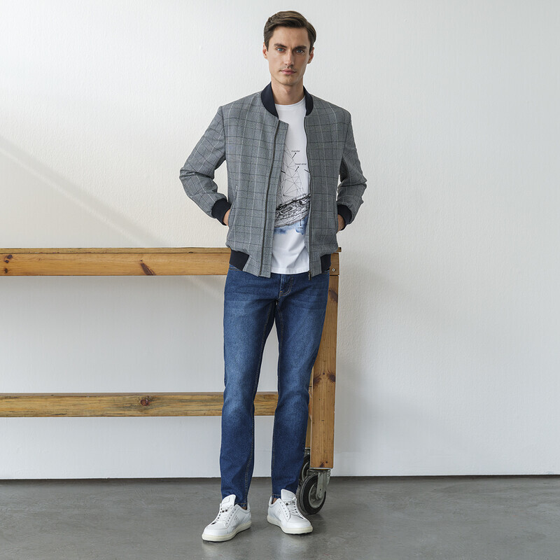 Lacivert Kot Pantolon 