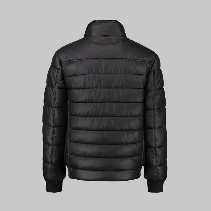 Kürklü Yaka Şişme Kahverengi Mont - 2