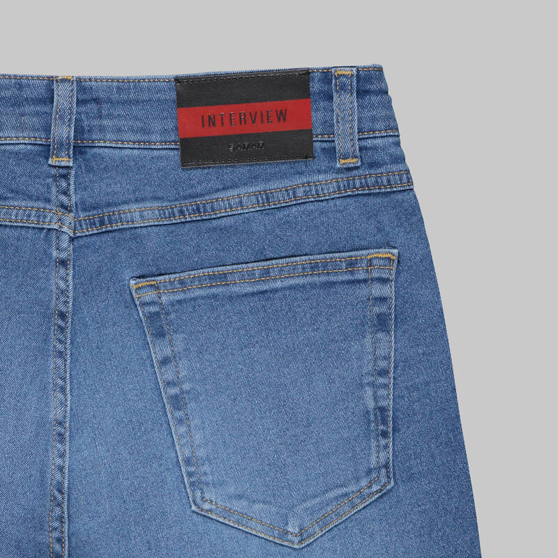 Midas Mavi Erkek Kot Pantolon - 5