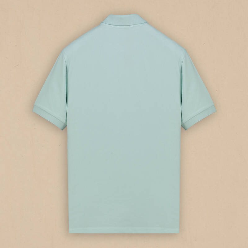 Polo Yaka Pamuklu Mint Yeşili Tişört - 2