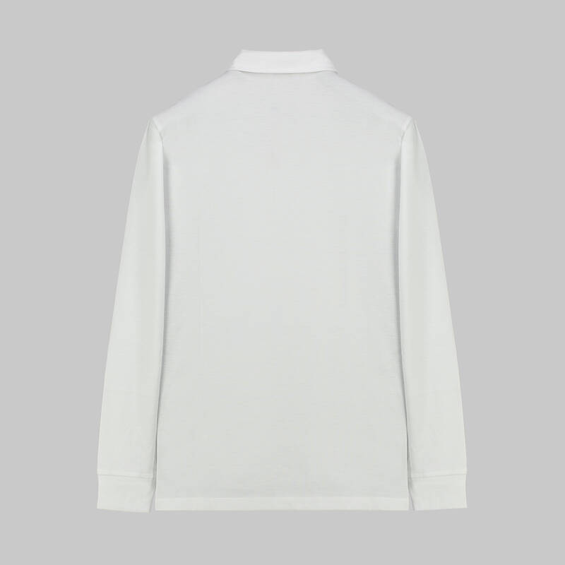 Erkek Polo Yaka Beyaz Triko - 2