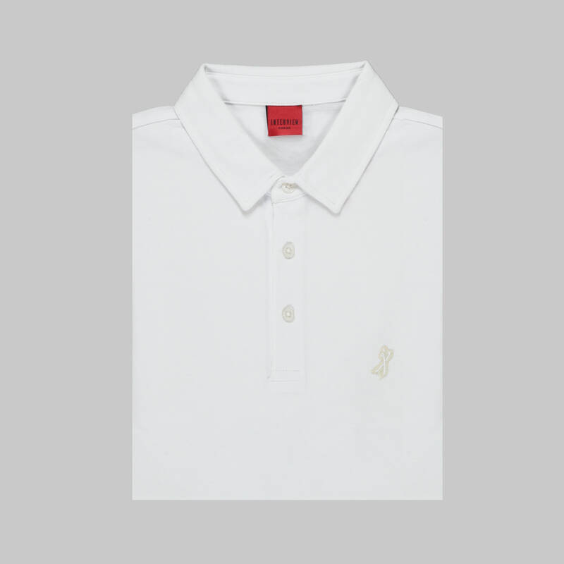 Erkek Polo Yaka Beyaz Triko - 3