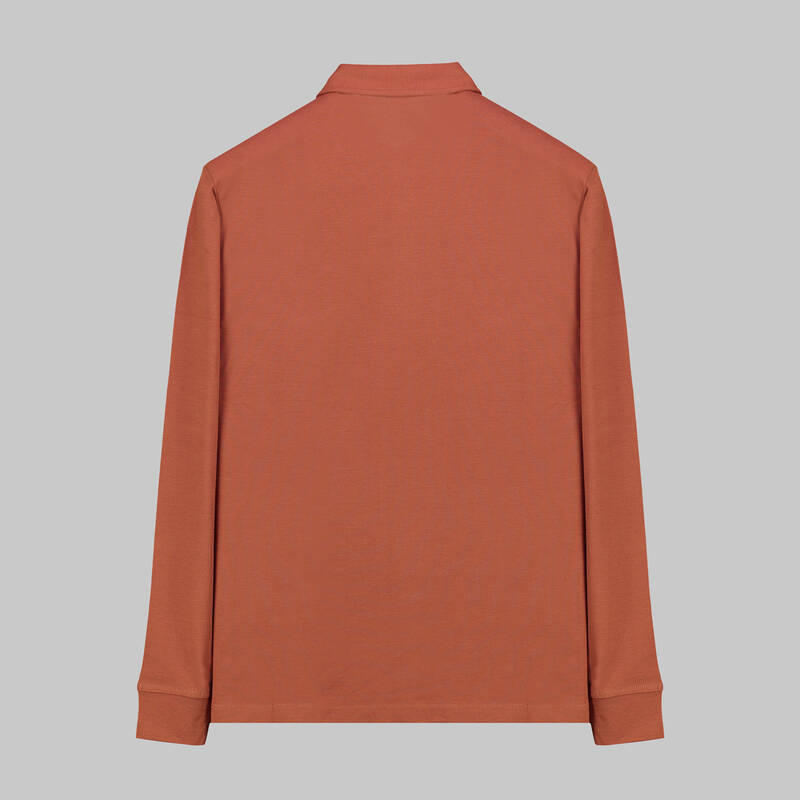 Erkek Polo Yaka Kiremit Triko - 2