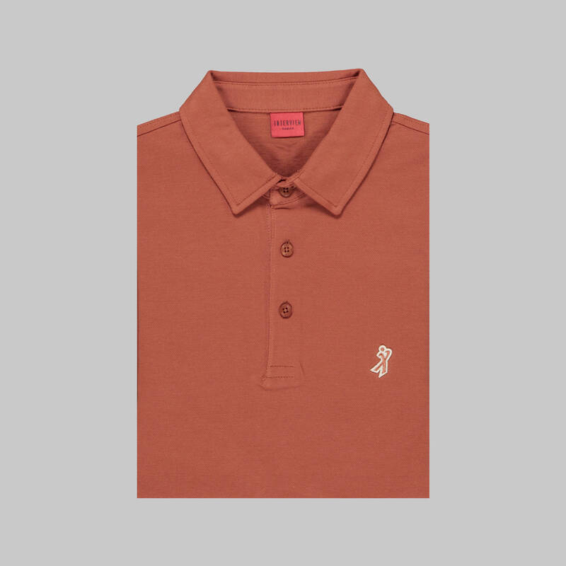 Erkek Polo Yaka Kiremit Triko - 3