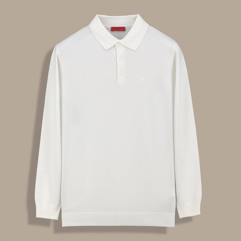 Polo Yaka Erkek Ekru Triko - 1