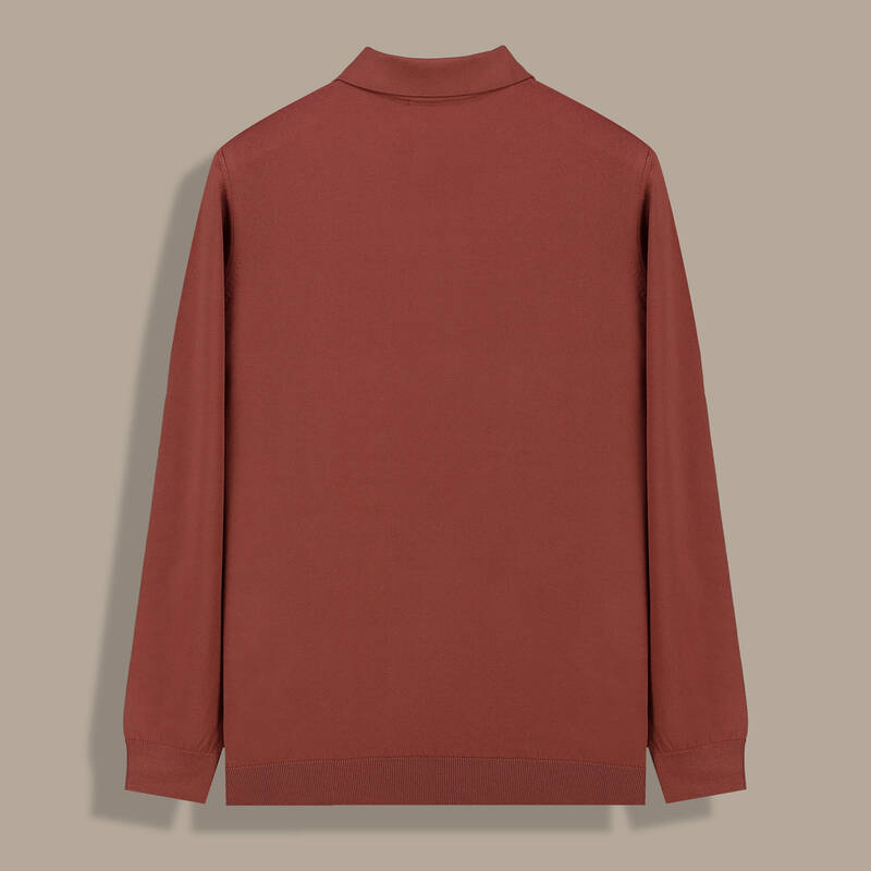 Polo Yaka Erkek Kiremit Triko - 2