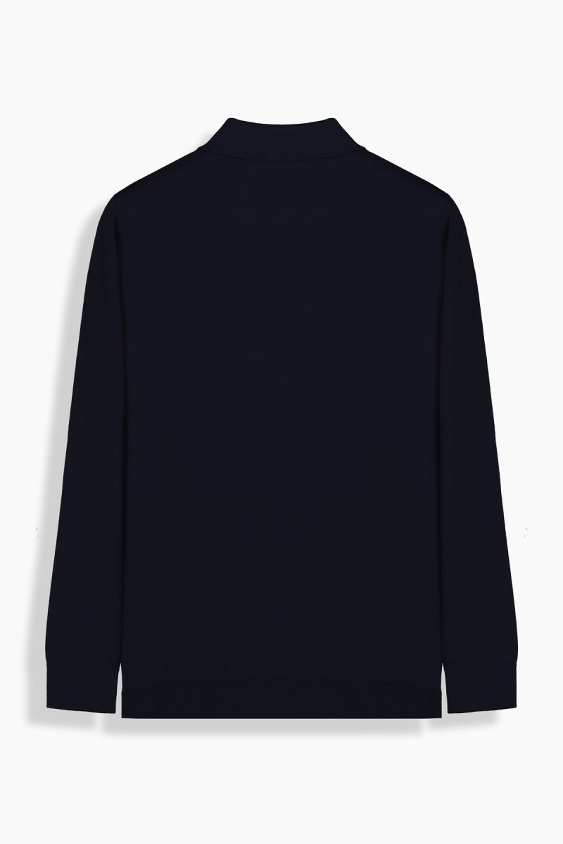 Polo Yaka Lacivert Triko - 2