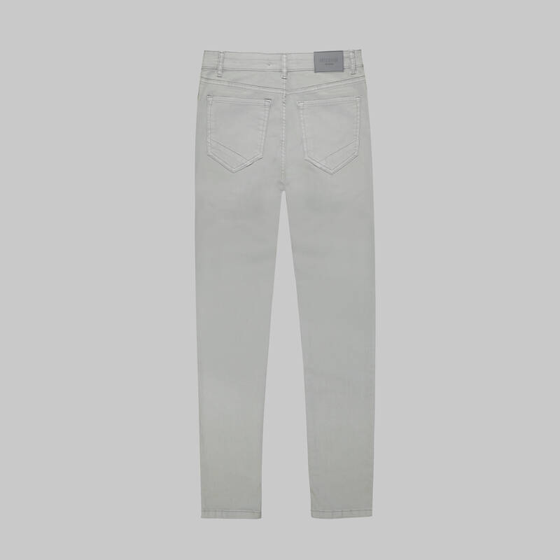 Roys Açık Gri Koton Pantolon - 2