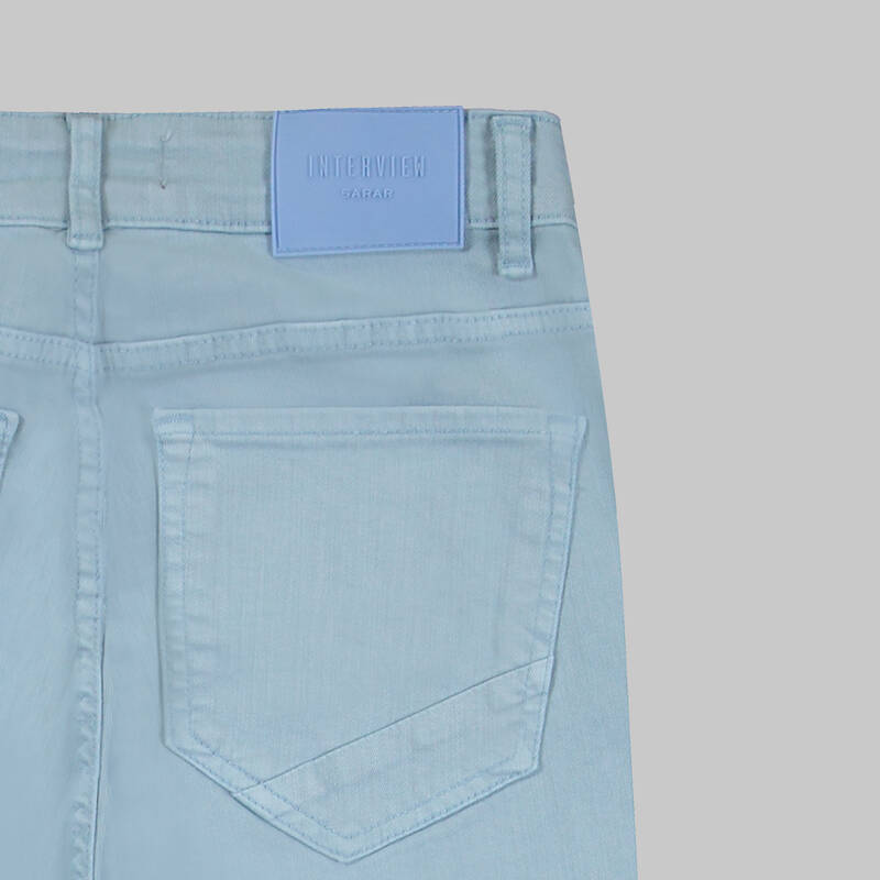 Roys Antik Koton Buz Mavisi Pantolon - 5