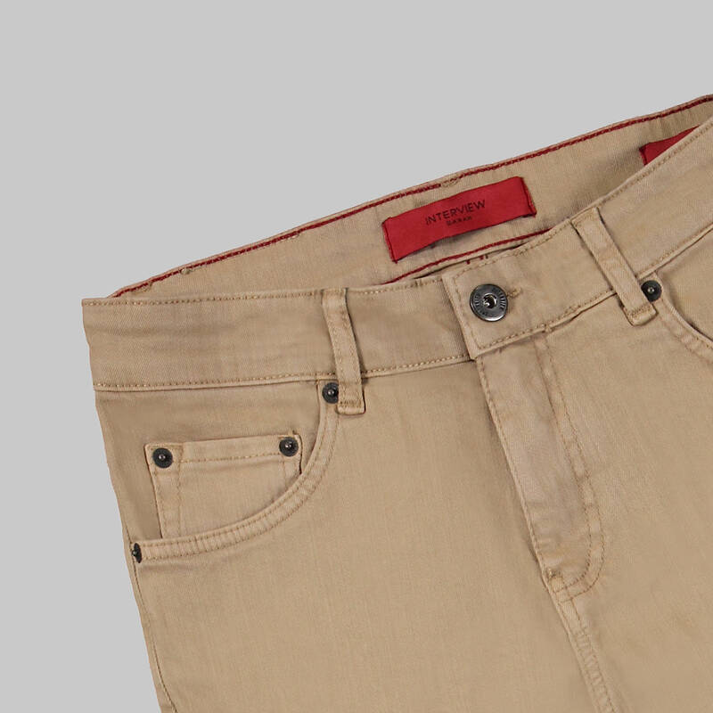 Roys Antik Koton Açık Ceviz Pantolon - 4