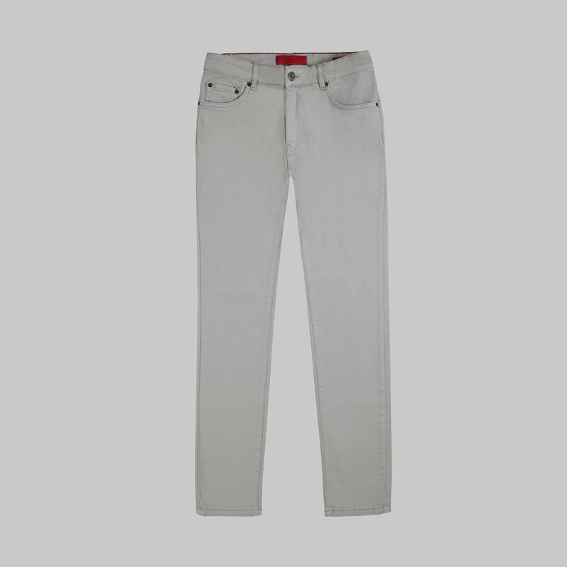 Roys Açık Gri Koton Erkek Pantolon 