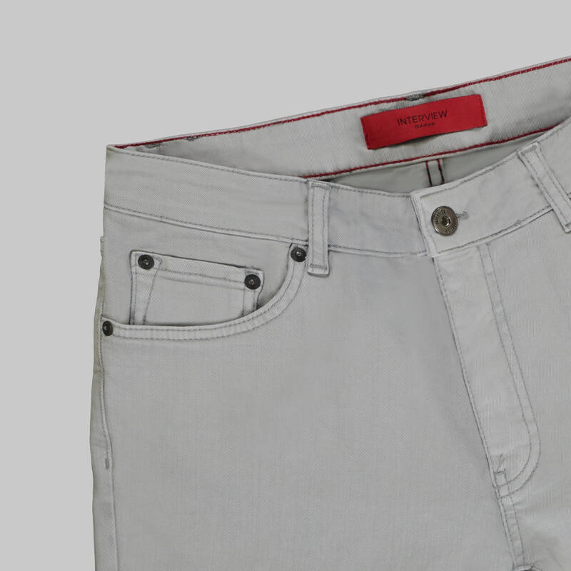 Roys Açık Gri Koton Erkek Pantolon - 3