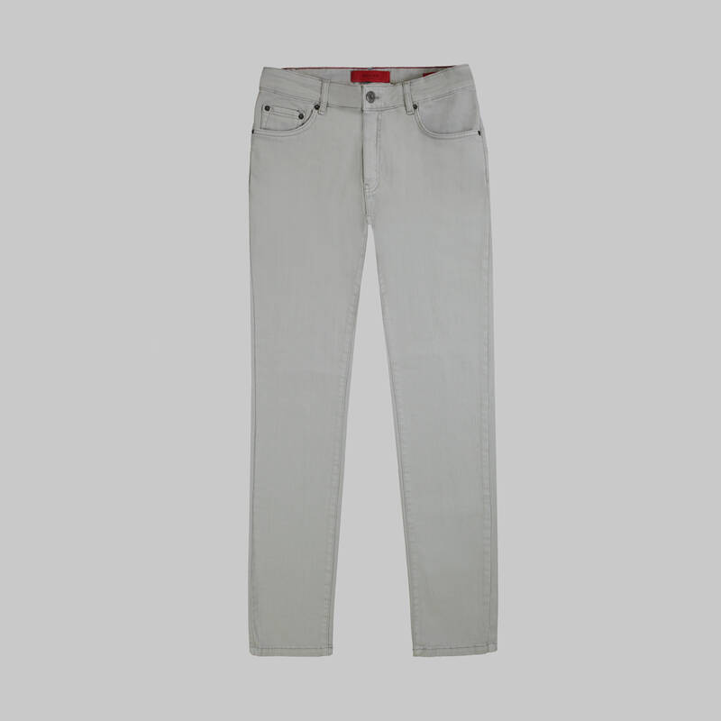 Roys Açık Gri Koton Erkek Pantolon - 1