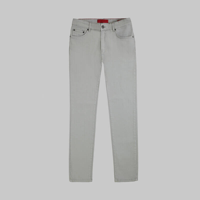 Roys Açık Gri Koton Erkek Pantolon - 5