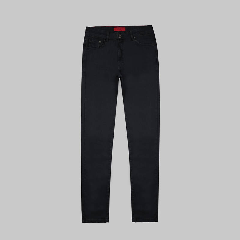 Roys Siyah Koton Erkek Pantolon - 1