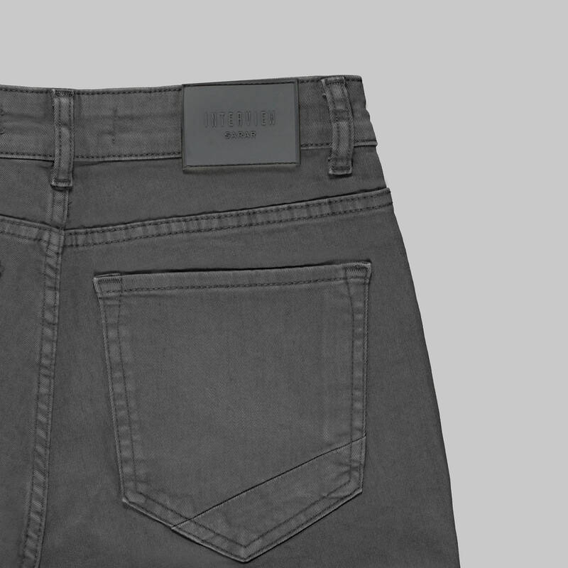 Roys Antrasit Koton Pantolon - 4