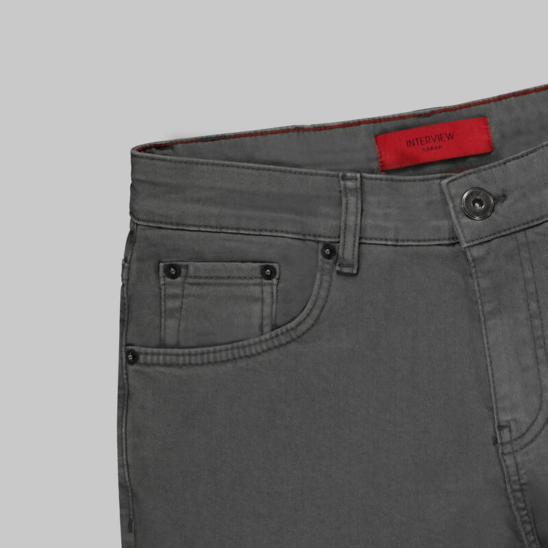 Roys Antrasit Koton Pantolon - 3