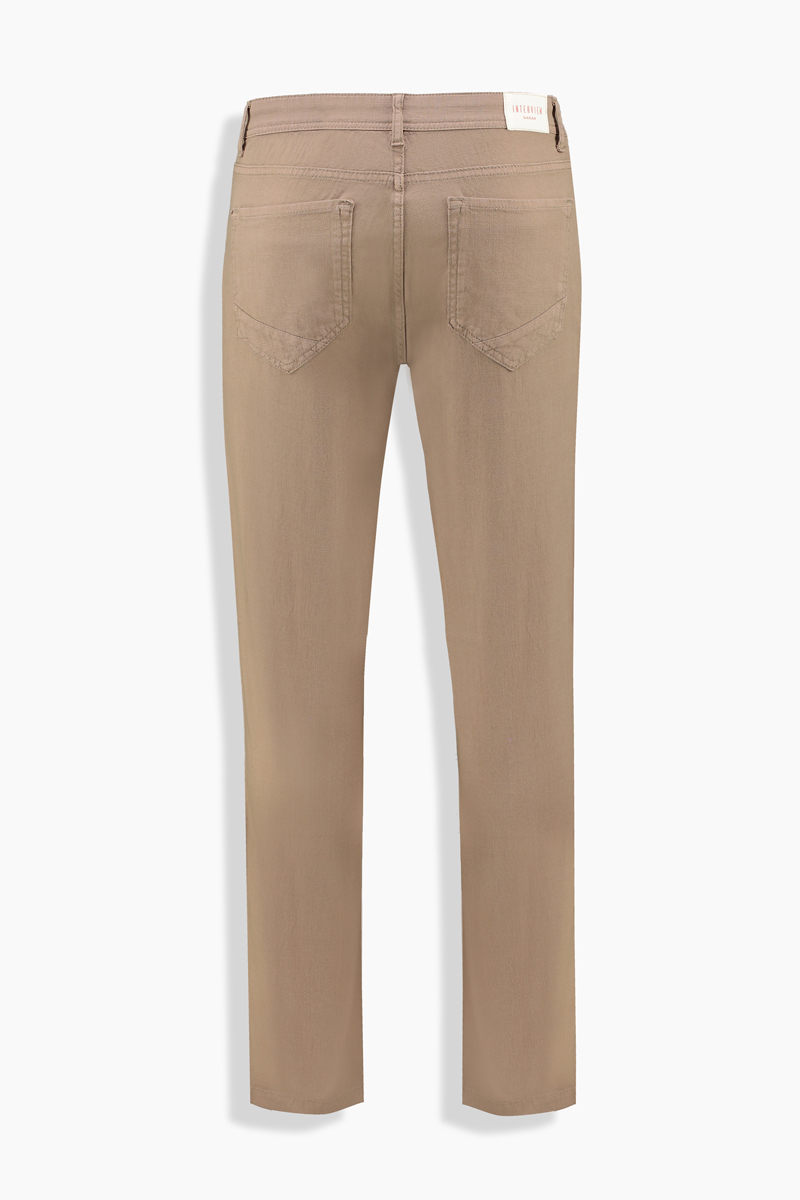 Roys Pamuklu Kahverengi Pantolon - 2