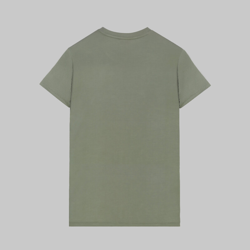 V Yaka Haki Tişört - INTERVIEW