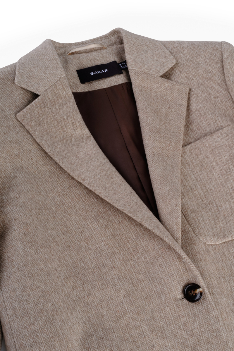  Invierno Koyu Bej Ceket - 3