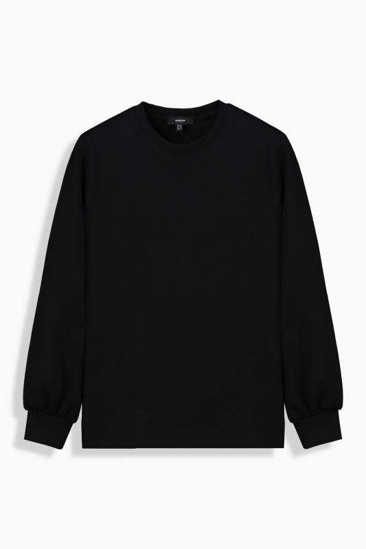 Iver Siyah Sweatshirt - SARAR WOMAN