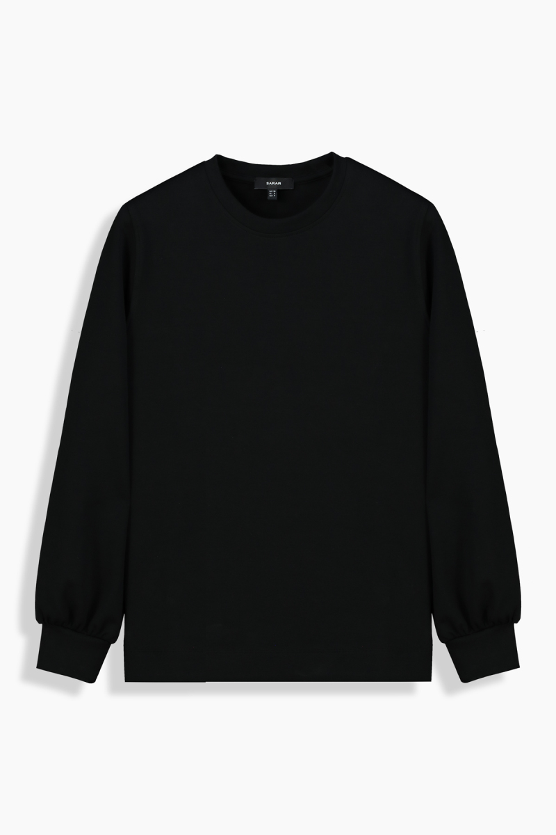 Iver Siyah Sweatshirt - 1