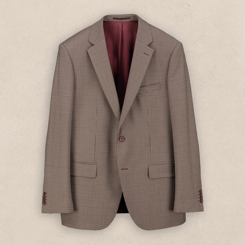 Jam Regular Fit Kiremit Desenli Ceket 