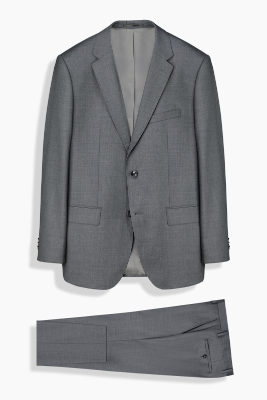 Jam Saxon Regular Fit Açık Gri Takım Elbise - SARAR