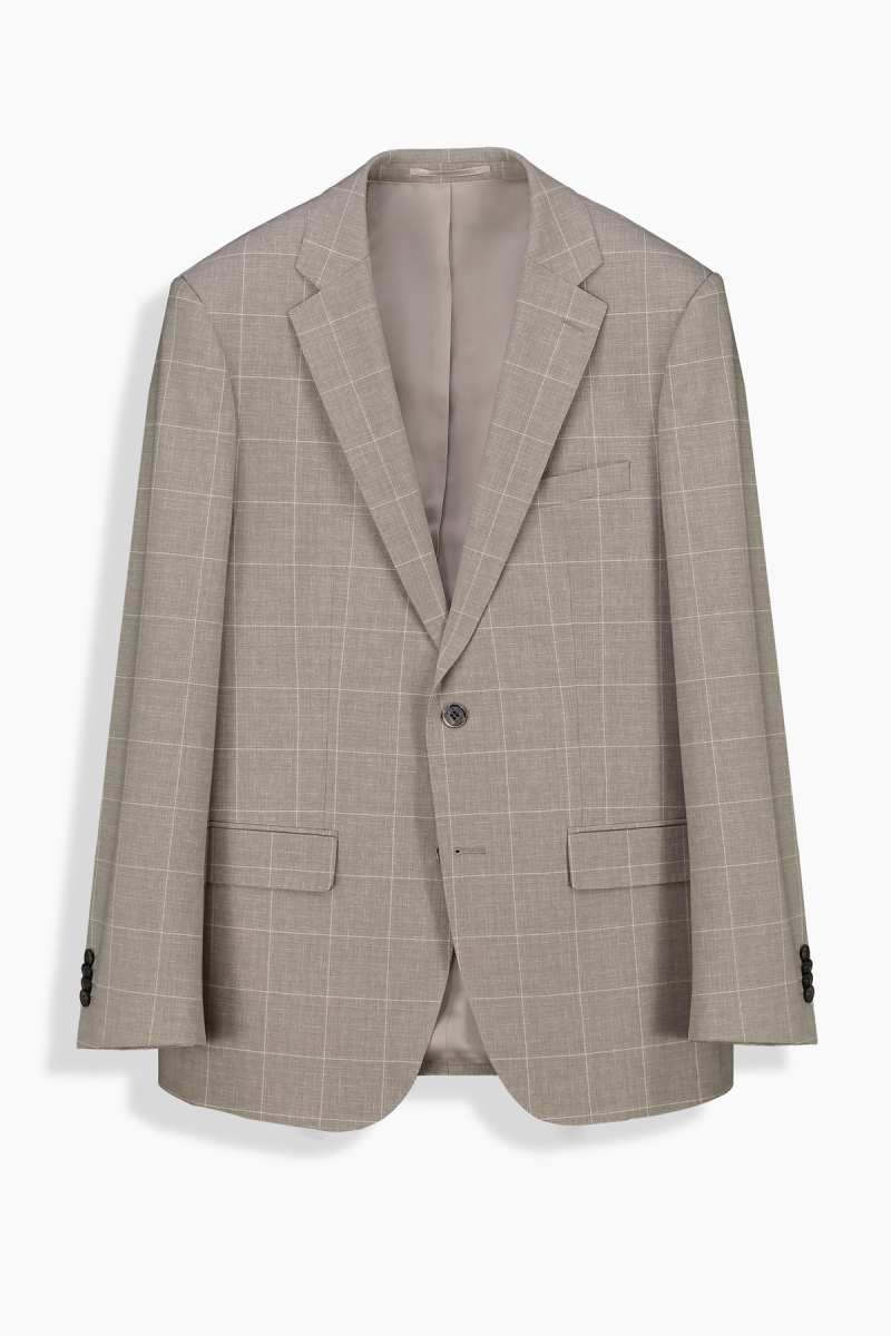 Jam Saxon Regular Fit Açık Kahverengi Takım Elbise - 1