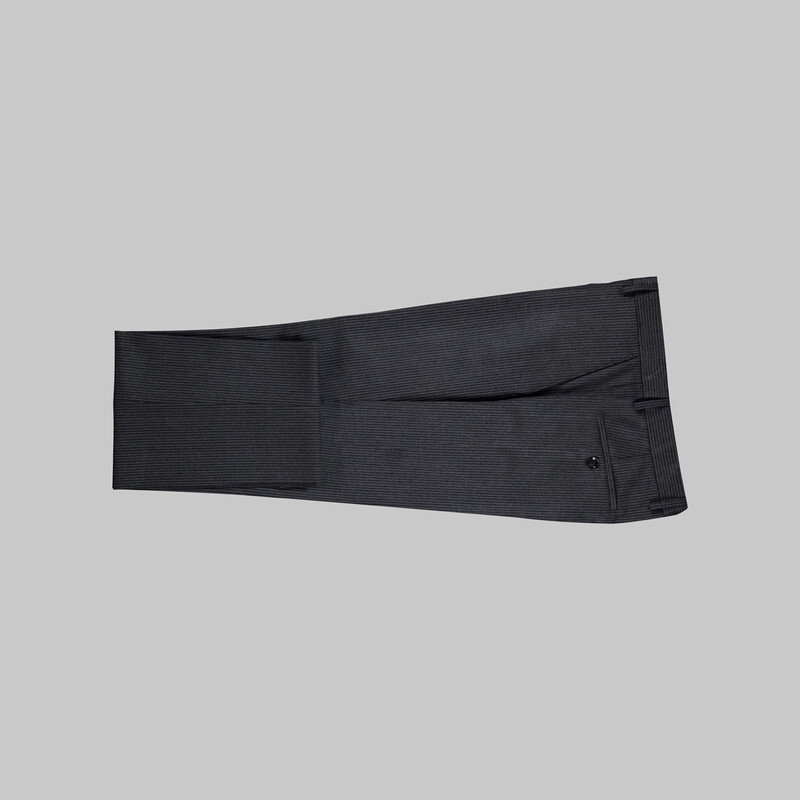 Jam Saxon Regular Fit Çizgili Antrasit Takım Elbise - SARAR