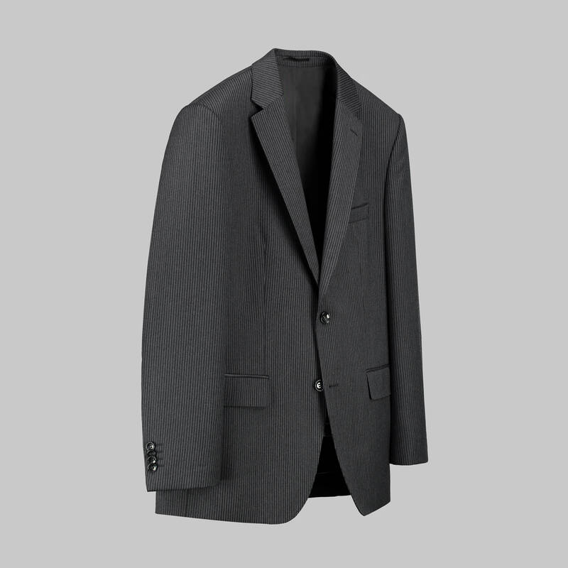 Jam Saxon Regular Fit Klasik Koyu Gri Takım Elbise - 2