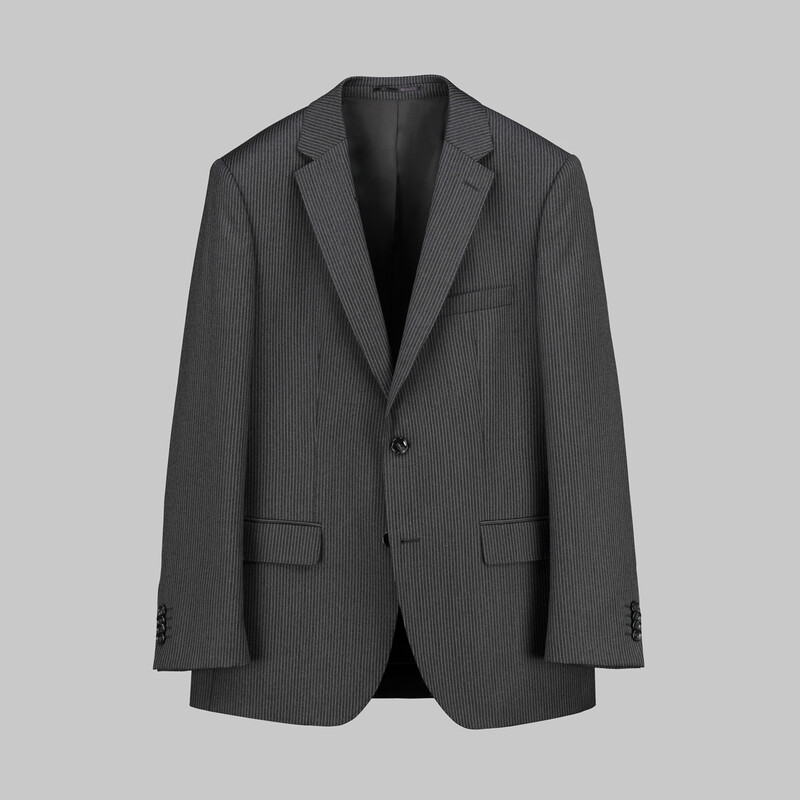 Jam Saxon Regular Fit Klasik Koyu Gri Takım Elbise 