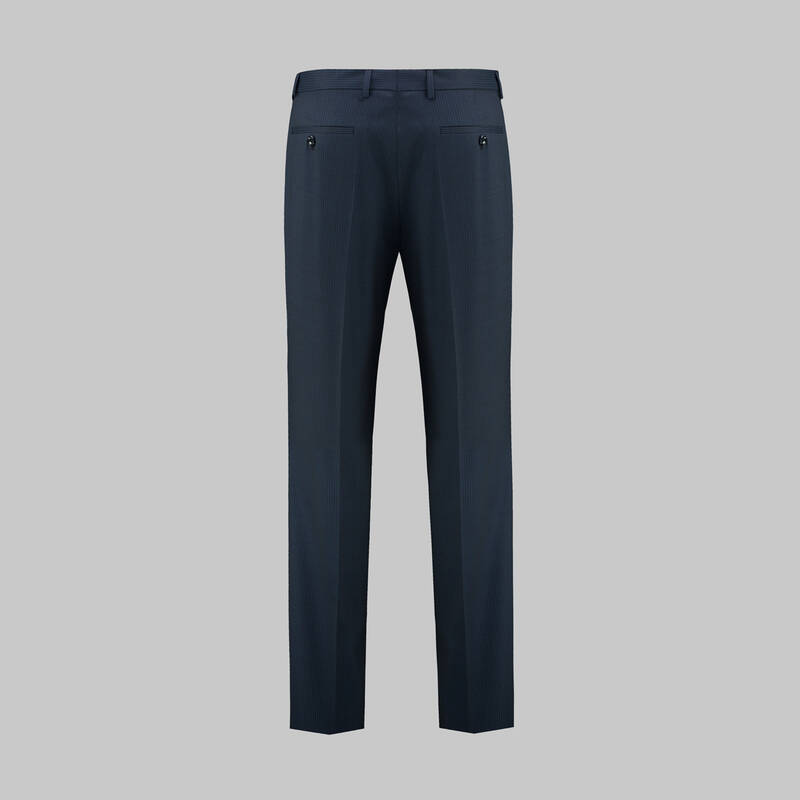 Jam Saxon Regular Fit Çizgili Petrol Rengi Takım - 5