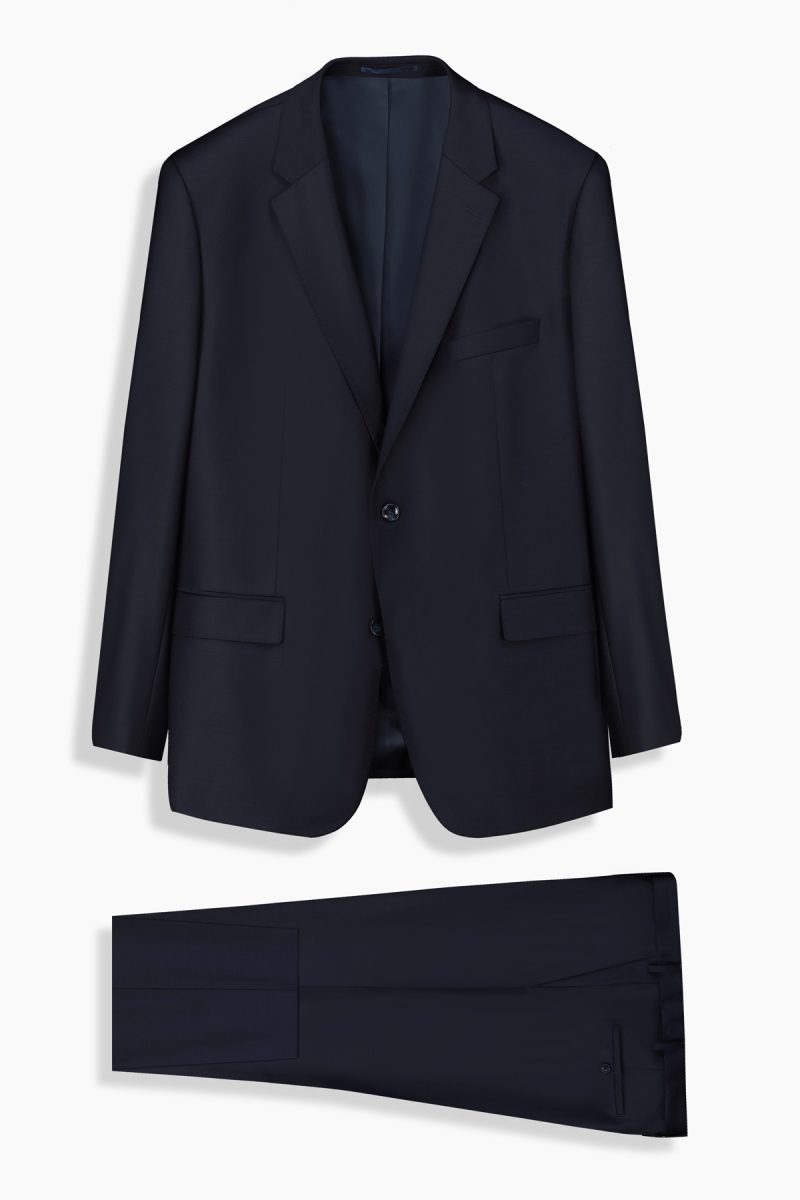 Jam Saxon Regular Fit Büyük Beden Lacivert Takım Elbise - 1