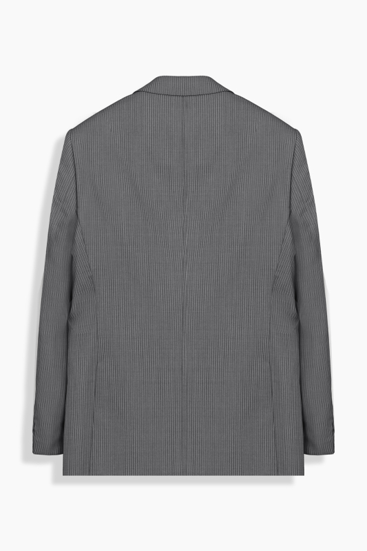 Jam Saxon Regular Fit Çizgili Gri Takım Elbise - SARAR PREMIUM