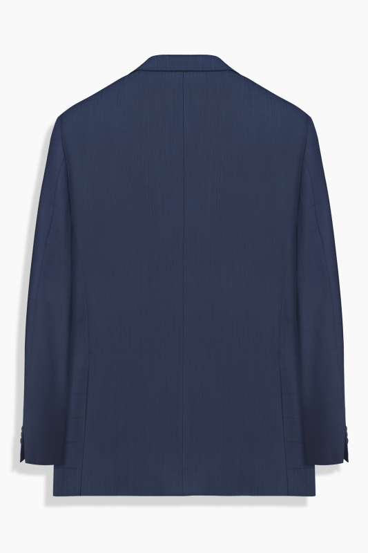 Jam Saxon Regular Fit Kareli Açık Lacivert Takım Elbise - SARAR