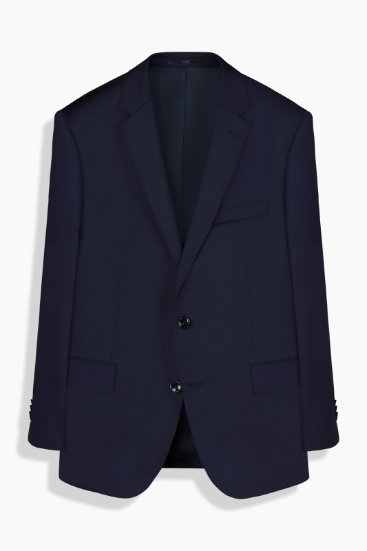 Jam Saxon Regular Fit Kareli Lacivert Takım Elbise - SARAR PREMIUM