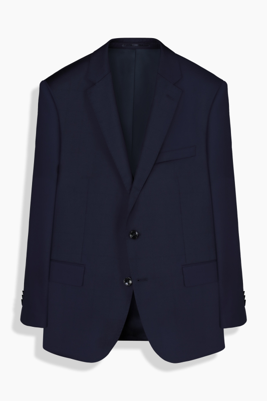 Jam Saxon Regular Fit Kareli Lacivert Takım Elbise - SARAR PREMIUM