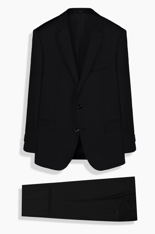 Jam Saxon Regular Fit Kareli Siyah Takım Elbise - SARAR PREMIUM