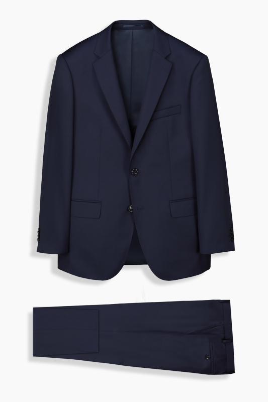 Jam Saxon Regular Fit Lacivert Yün Takım Elbise 