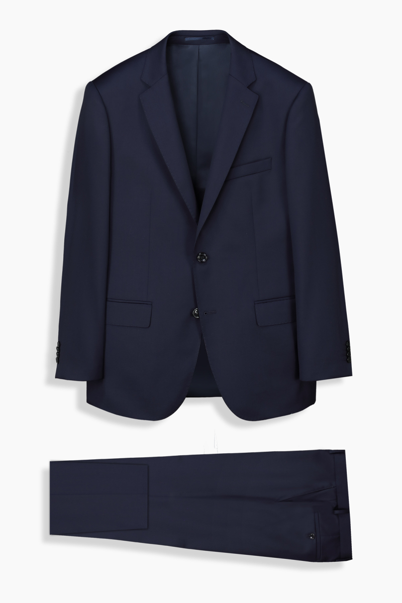 Jam Saxon Regular Fit Lacivert Yün Takım Elbise - 1