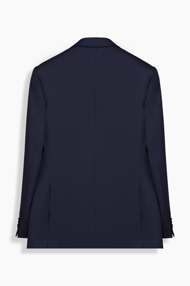 Jam Saxon Regular Fit Lacivert Yün Takım Elbise - 3