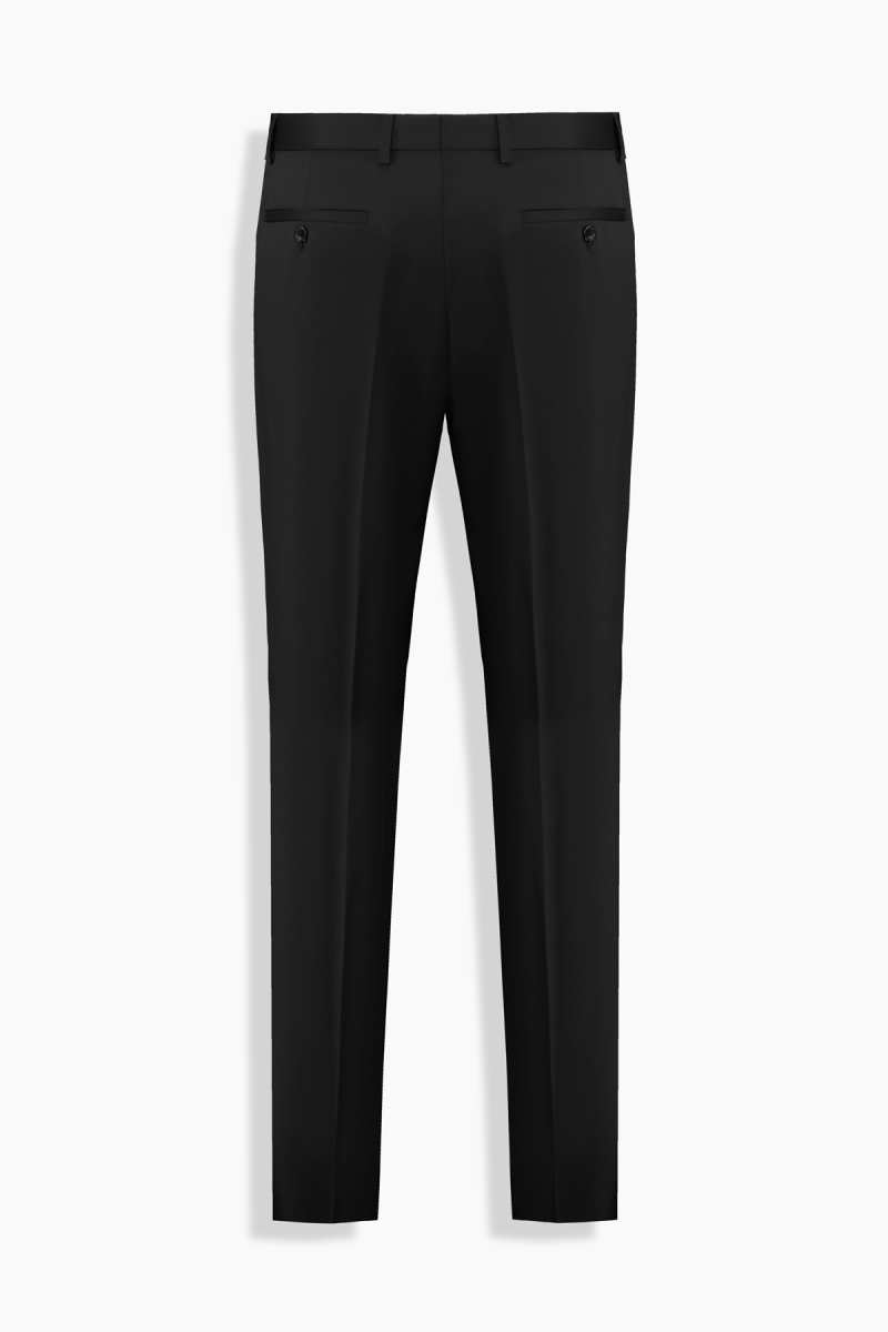 Jam Saxon Regular Fit Siyah Yün Takım Elbise - 5