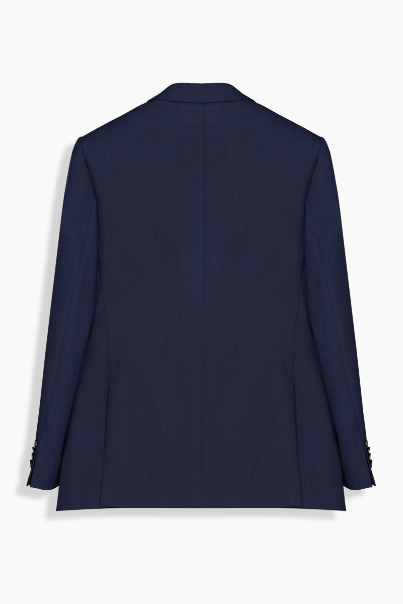 Jam Saxon Regular Fit Yün Karışımlı Lacivert Takım Elbise - 3