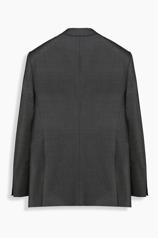 Jam Saxon Regular Fit Yünlü Gri Takım Elbise - SARAR